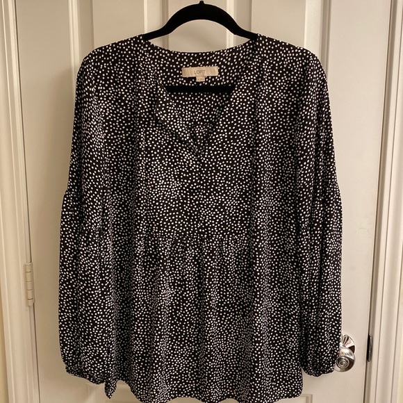 Easy-care LOFT business casual blouse Size M - Picture 6 of 13